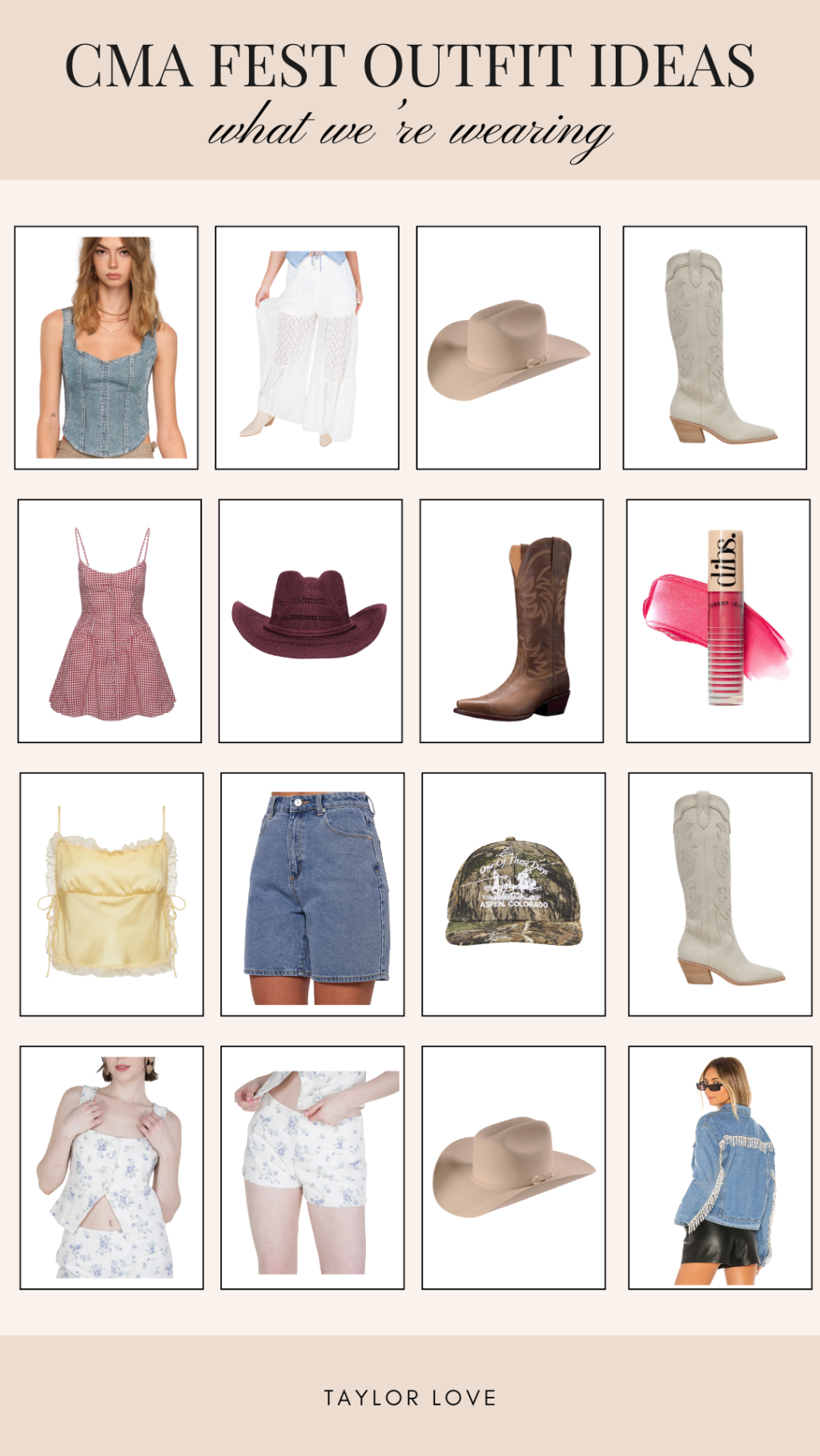 Cute Country Concert Outfit Ideas