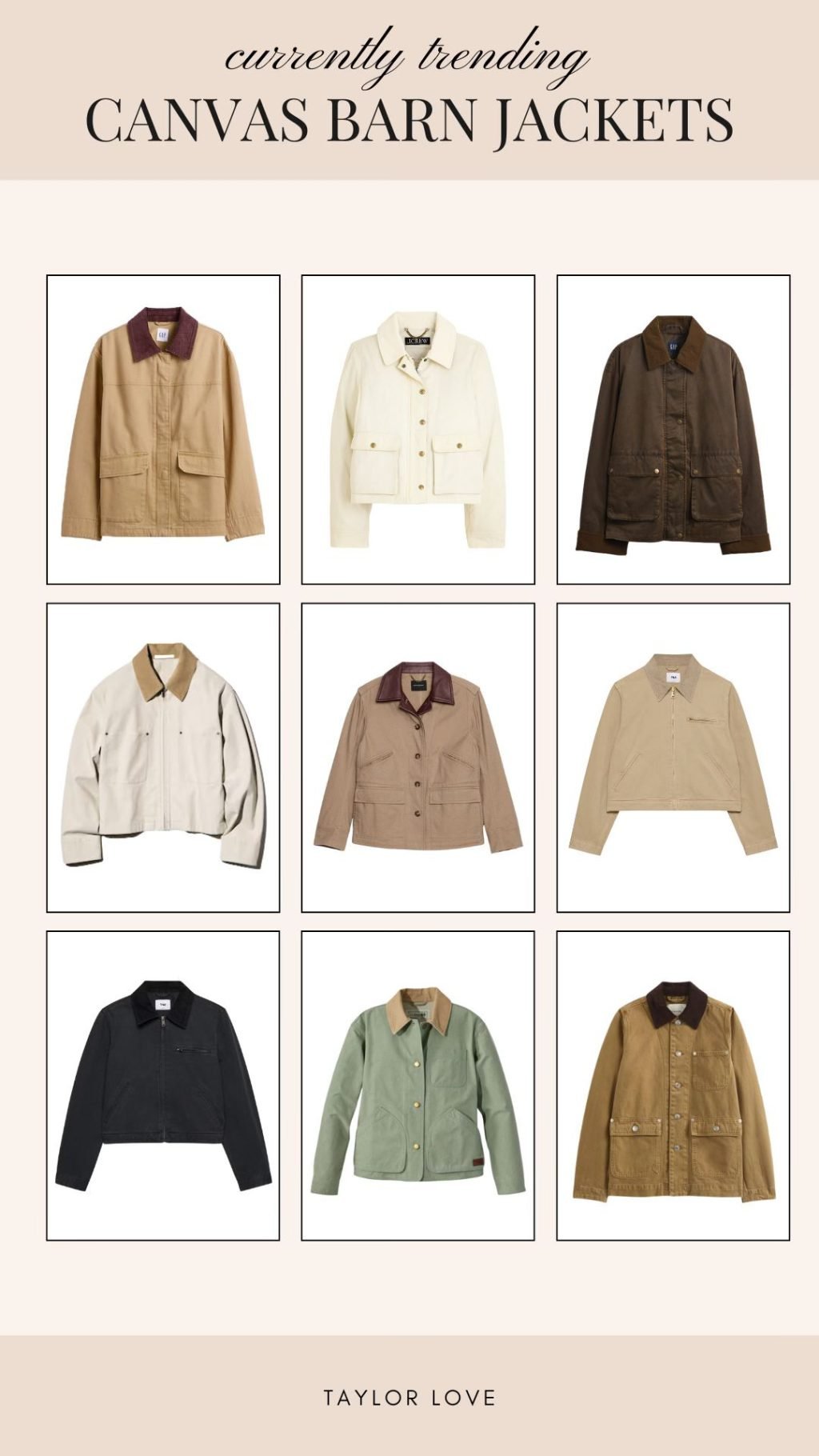 canvas barn jackets