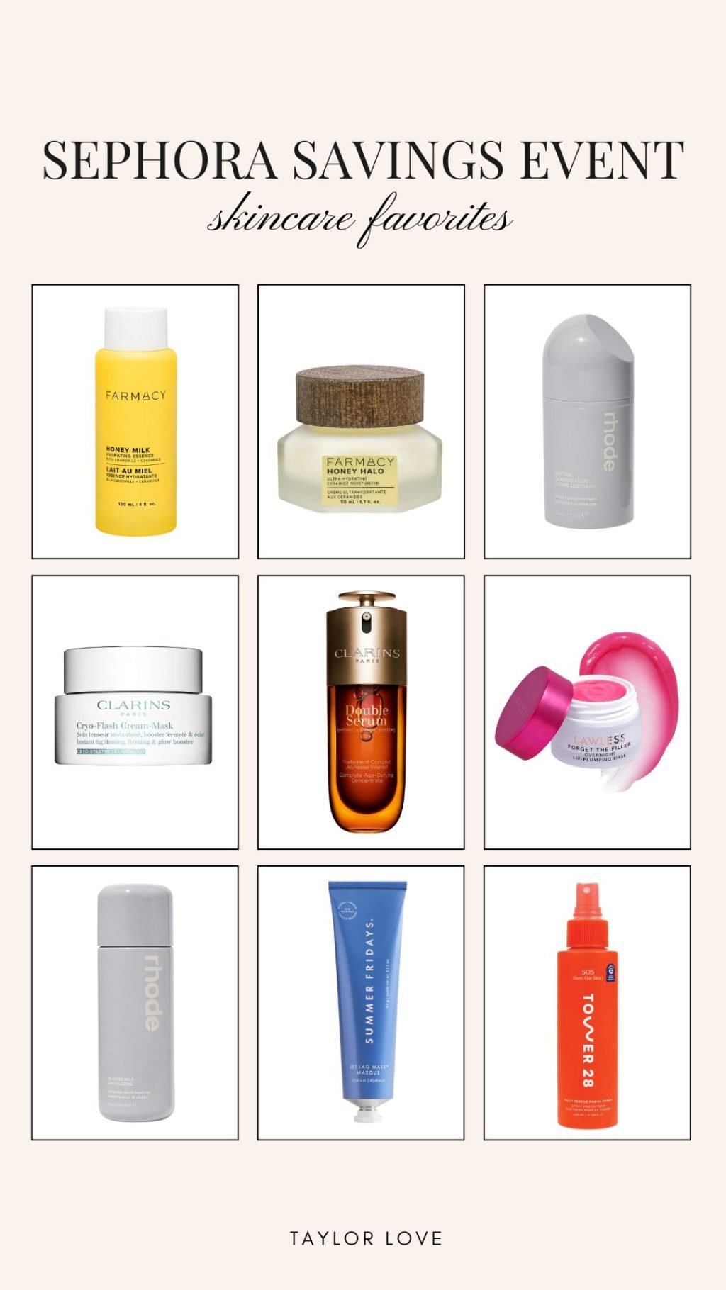 sephora savings event skincare favorites