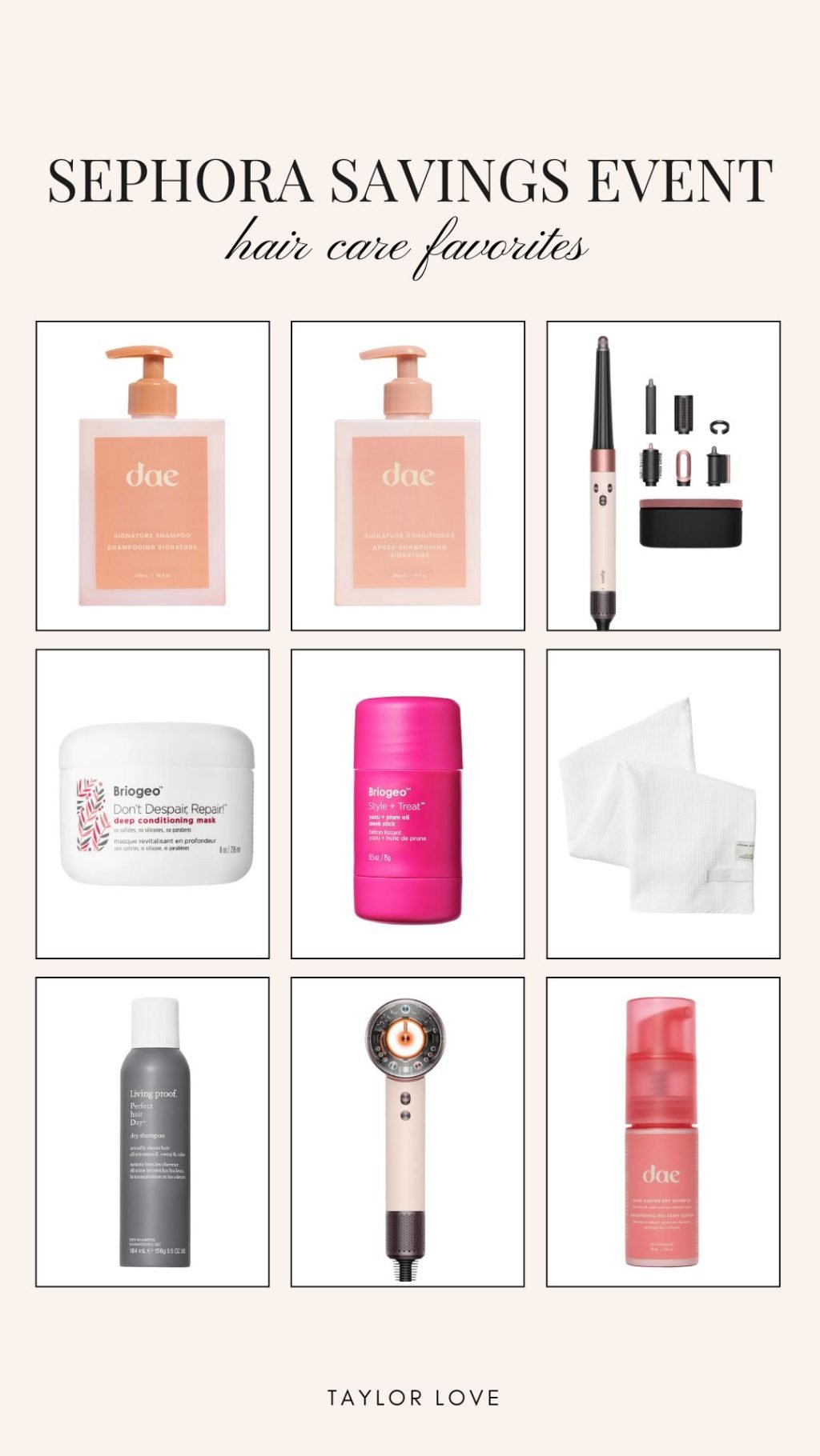 sephora savings event hair care favorites