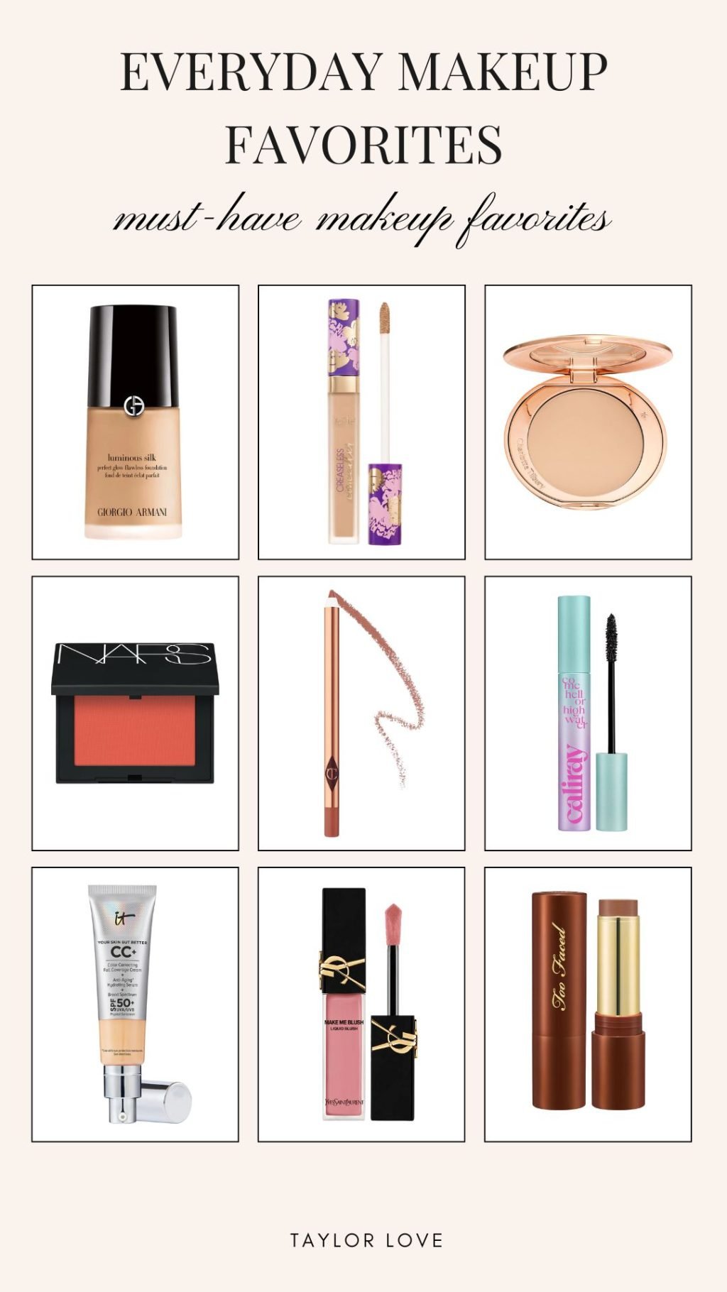 everyday makeup favorites from sephora