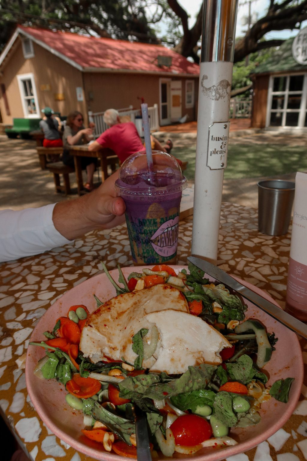 Kauai tropical smoothie breakfast coffee local cafe